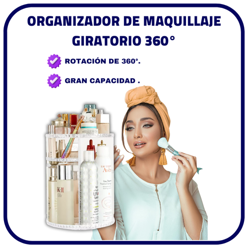 Organizador de Cosméticos Rotativo